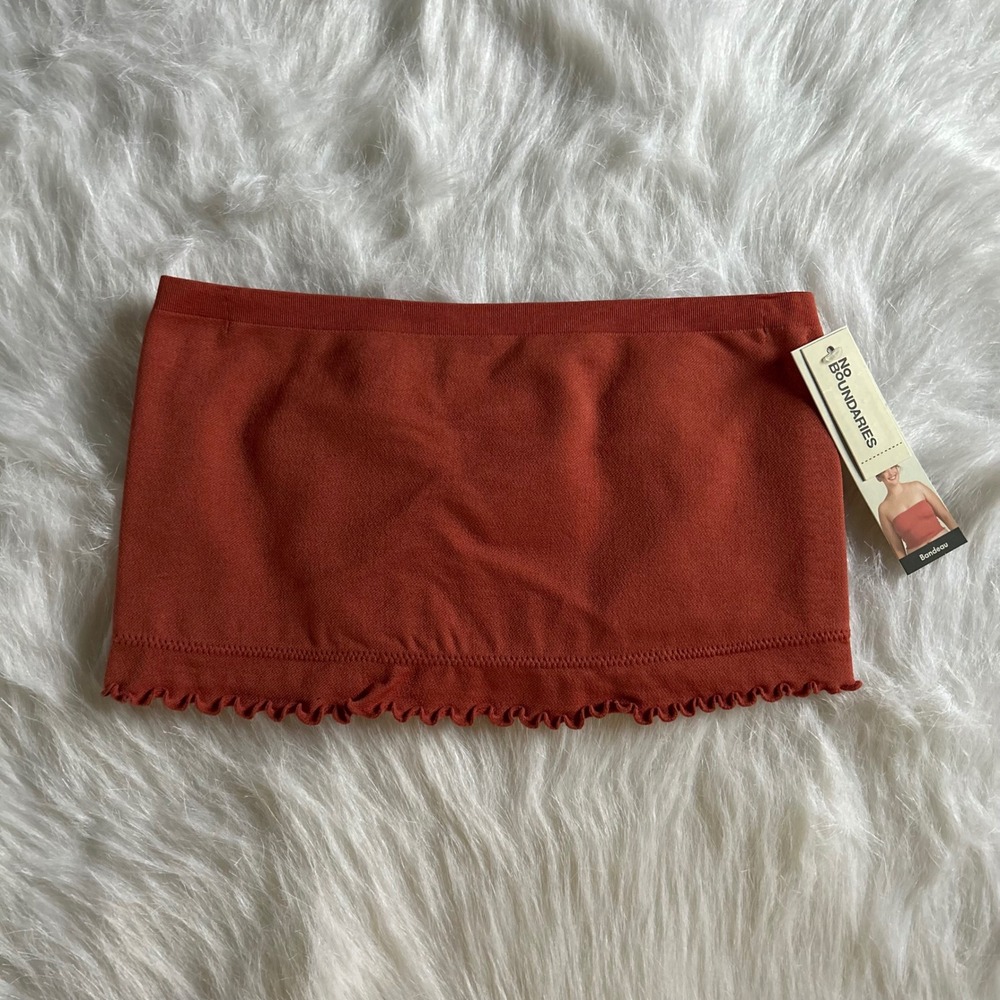 No Boundaries Seamless Wirefree Bandeau Women Size Medium Strapless Wireless Bra